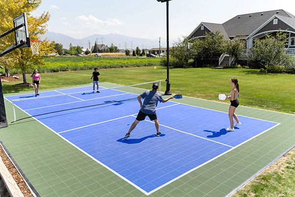 which side serves first in pickleball