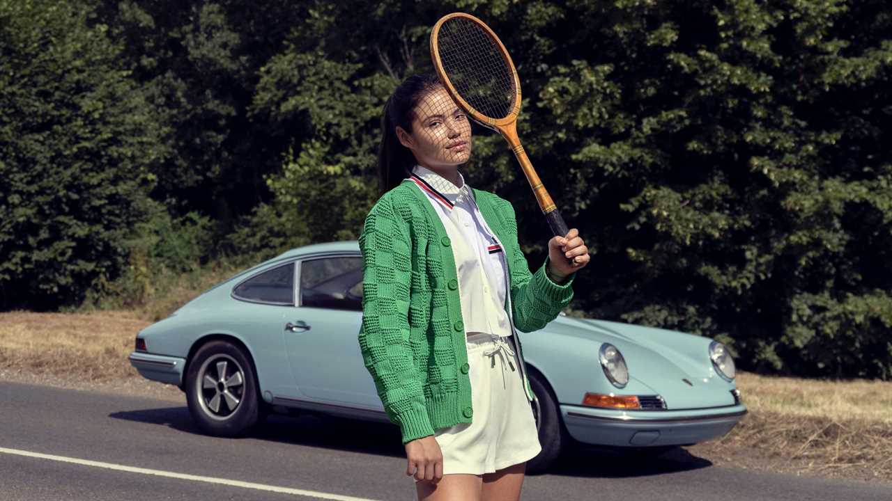 BUSINESS : Tennis star Emma Raducanu in front of the camera for Court Supremes, 22/11/2022, One year ago, Emma Raducanu became the first qualifier to win a Grand Slam when capturing the 2021 US Open. Ever since the magnificent success, the 20-year-old Briton has been one of the new faces in womens tennis with millions of fans all round the world. Now the Porsche Brand Ambassador is also a part of the sensational Court Supremes photo project run by Porsche Central and Eastern Europe, Porsche AG and Radka Leitmeritz.